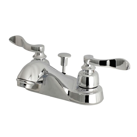 Nuwave French FB5621NFL 4-Inch Centerset Bathroom Faucet with Retail Pop-Up FB5621NFL